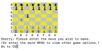 Preview of Chess command line program